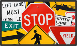 custom traffic sign making software